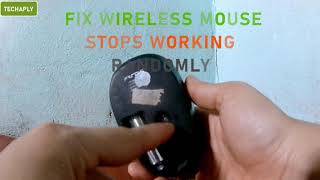 fixed wireless mouse stopped working randomly | mouse not working after a few seconds.
