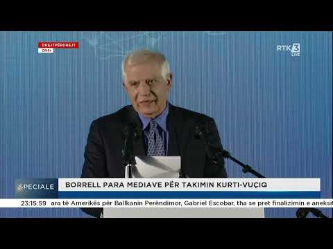 Konferencë për medie e përfaqësuesit të lartë të BE-së, Josep Borrell, pas takimit trepalësh në Ohër