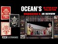 Oceans trilogy 4k ultra bluray steelbook collection unboxing  4k review