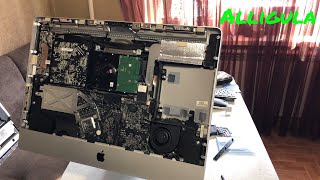 Любительская установка SSD в iMac 2011 года.