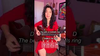 Jingle Bells Easy GUITAR tutorial