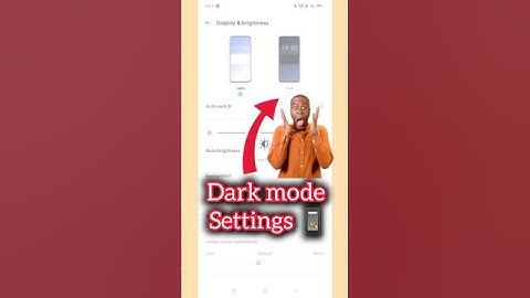 How to enable dark mode in phone🔥”#shorts #viral