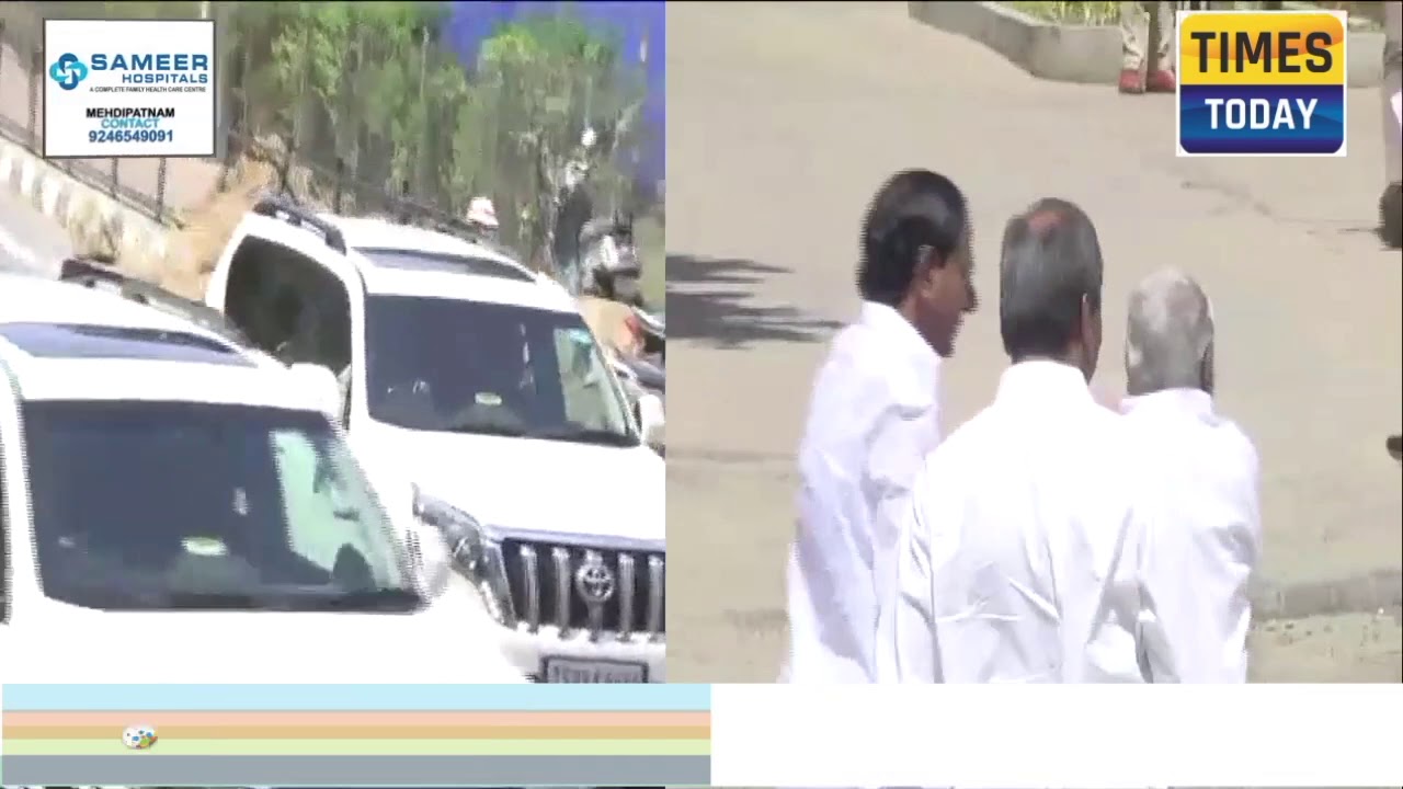 CM KCR Reaches Telangana Bhavan, TRS State Committee Meeting
