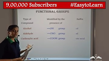 Functional Group | IUPAC Nomenclature | Organic Chemistry | Class 10 | CBSE | NCERT | ICSE