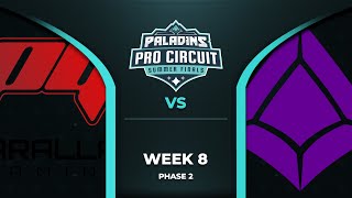 PALADINS Pro Circuit: Tempest Team vs Parallax Gaming (Phase 2 Week 8)