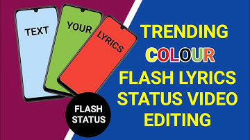 colour flash whatsapp status editing | alight motion status video editing
