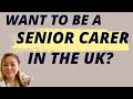 SENIOR CARER IN THE UK|Do you have what it takes to become one?| CORRdapya TV