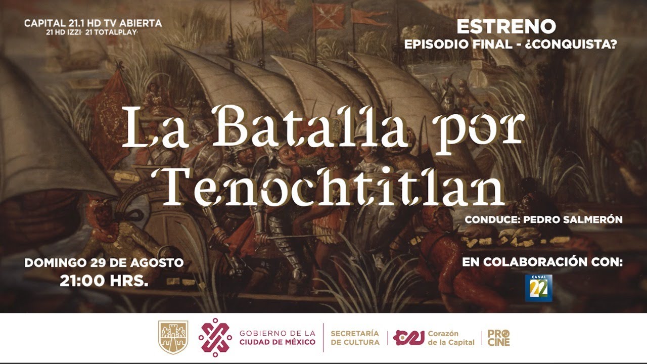 #EnVivo |  La Batalla por #Tenochtitlan con Pedro Salmerón