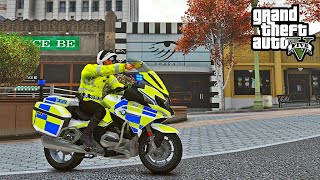 GTA 5 UK Police Mod: HighOctane Motorbike Traffic Patrol!