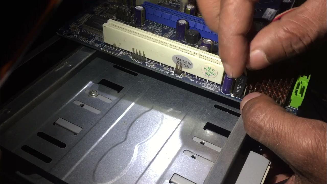 How to connect front panel in motherboard? YouTube
