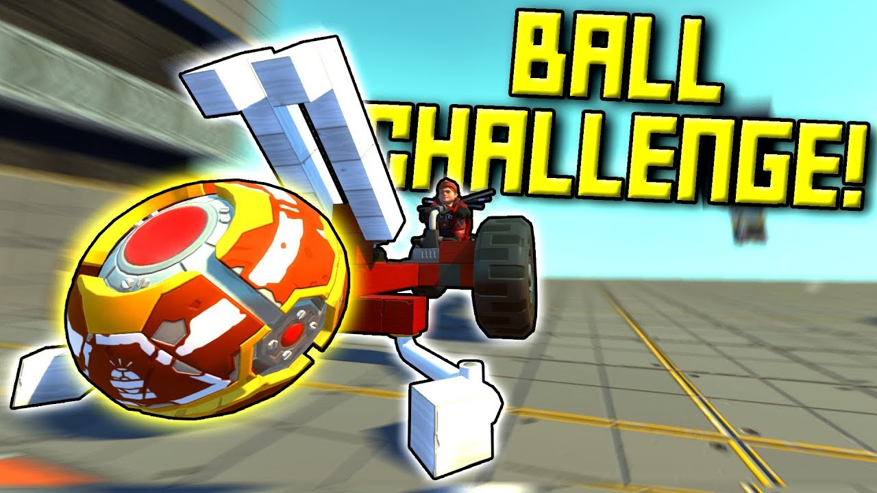 NEW BALL CHALLENGE UPDATE! LET'S USE IQ! - Scrap Mechanic Challenge Mode
