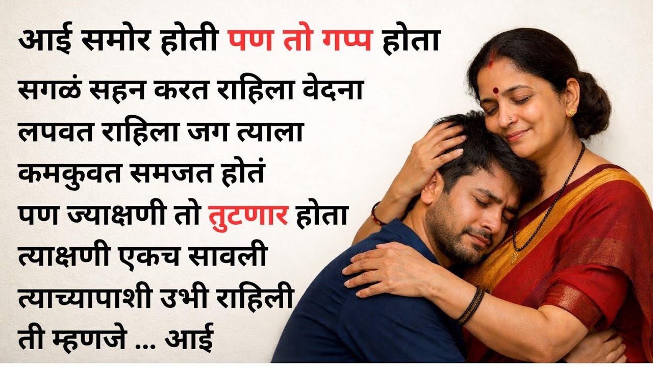 तो तुटत होता… पण आई उभी होती ❤️ हृदयस्पर्शी कथा | Marathi Katha 