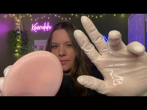 ASMR Fast 3 Minute Spa/Facial (close-up visual triggers, personal attention)