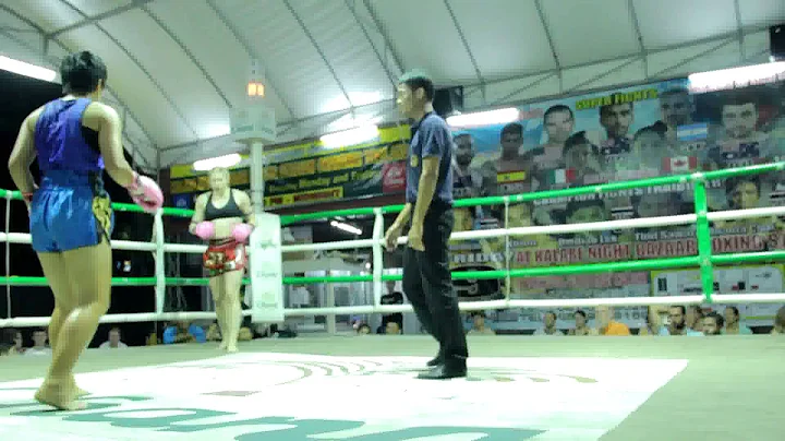 Muaythai supper fight 2015-Fighter Alexandria Schu...