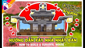 HƯỚNG DẪN XÂY NHÀ NHẬT BẢN TRONG MINI WORLD | Mini World Block Art