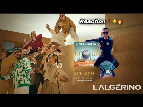 L'Algerino - AYE AYO ft. SKALPOVICH & THE QUICKSTYLE Officiel Reaction by David Mohamed Nouar