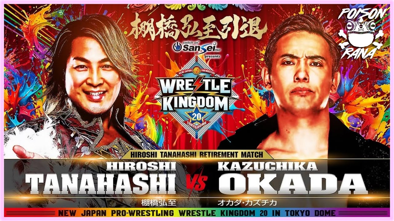 POISONRANA LIVE 1/4/26: NJPW Wrestle Kingdom 20 - Tanahashi Retires!