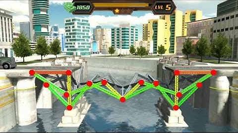 poly bridge 2, bridge Bridge construction game video | Best mobile games #gaming #mobilegame