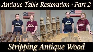 Part 2: 19th Century Dining Table Restoration | Stripping Antique Wood by Woodsongs by Russell 168 views 1 month ago 21 minutes