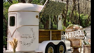 How to turn a horse trailer into a bar on wheels