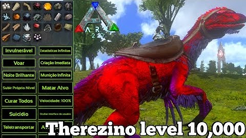Ark mobile ||Taming Therezino level 10,000 (Domando Therezino)