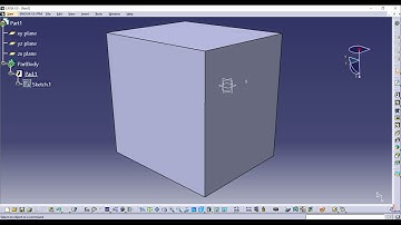 Designing a cube in Catia V5 | Basic tutorial | Catia V5 CAD software.