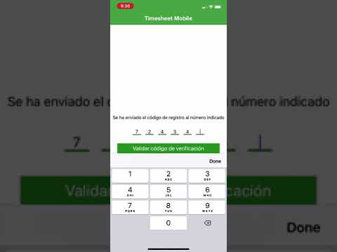 Proceso de instalación y registro de la aplicación móvil Timesheet. - video from Timesheet Mobile