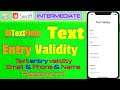 IOS , Swift, Tutorial - Check UITextField, text entry validity(Email, Phone Number, Name,  Password)