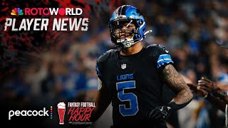 Fantasy impact of David Montgomery's season-ending injury | Fantasy Football Happy Hour | NFL on NBC