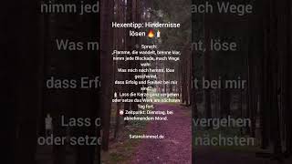 Hexentipp: Hindernisse lösen #shorts #manifestieren #mondenergie #witchcraft #spiritualität #hexe