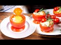 Zapiekany pomidor z jajkiem i serem – szybkie danie na ciepło
