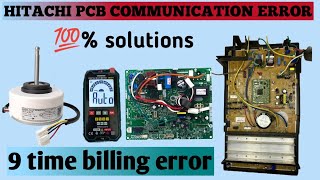 Hitachi Split AC Pcb Repair ll Hitachi AC Communication Error ll Prajapati Technician 