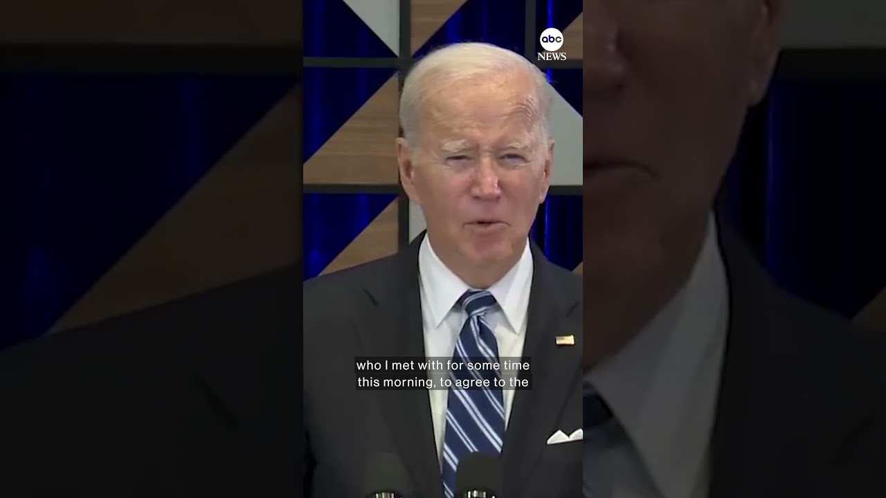 Biden urges critical aid to Palestinians facing food and water shortages | ABC News