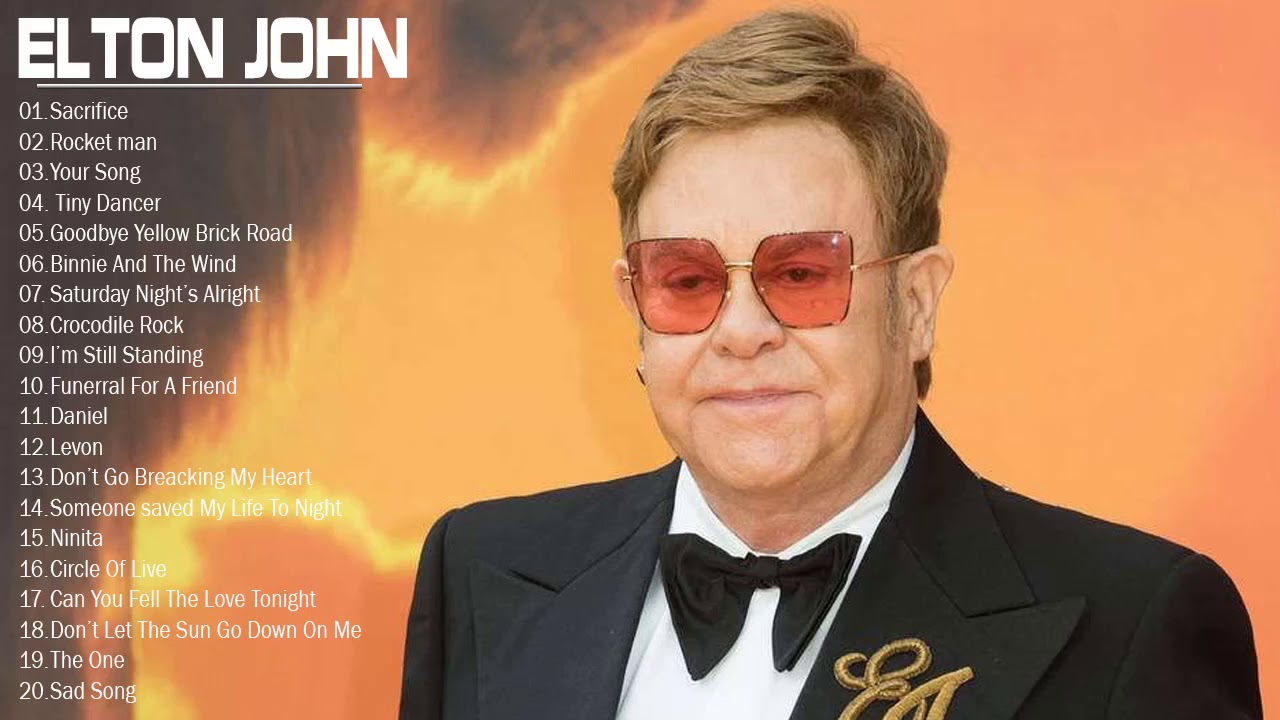 Elton John Best Songs - Best Rock Ballads 80's, 90's | The Greatest Rock Ballads Of All Ti