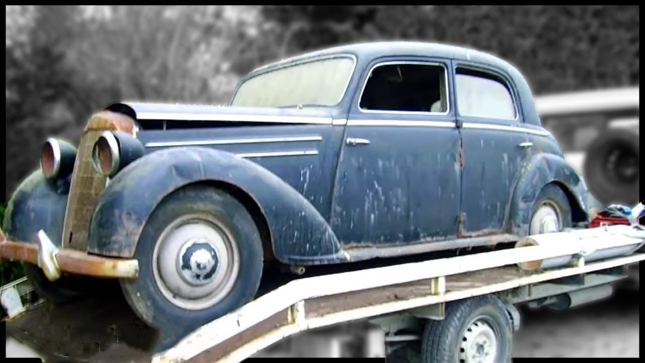 Abandoned Mercedes 170S Restoration project (1953)