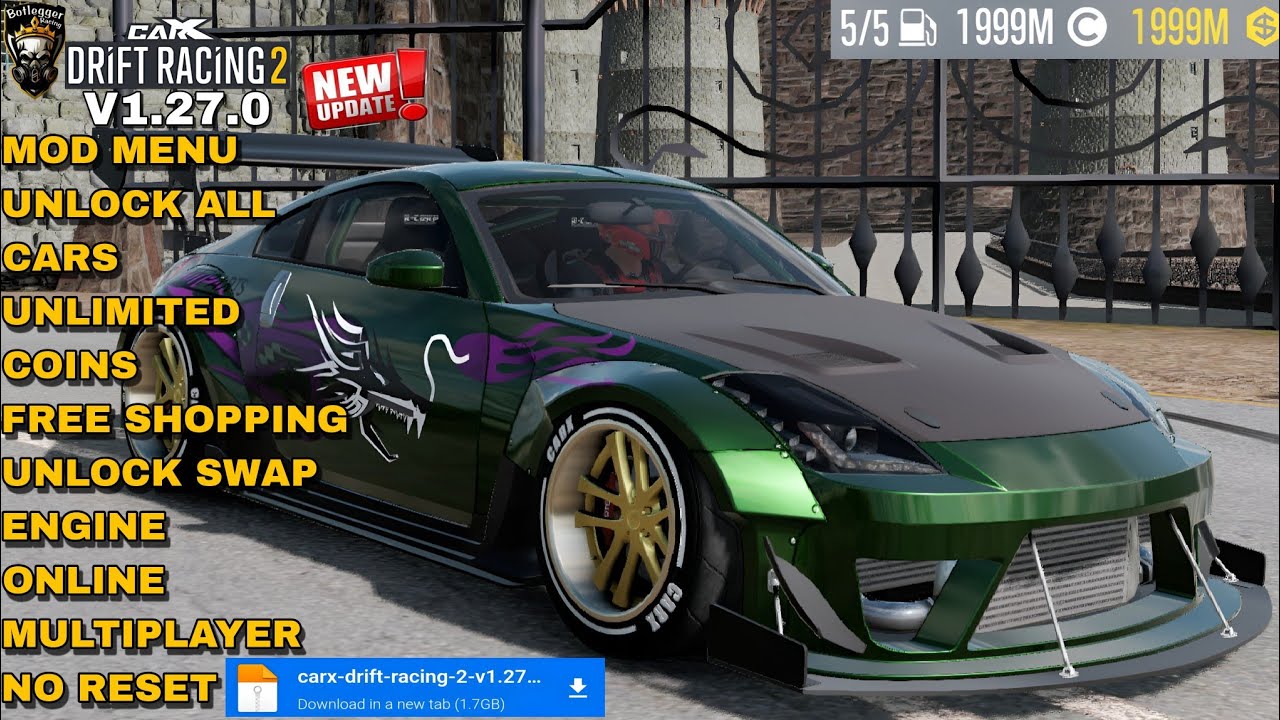 UPDATE!! CarX Drift Racing 2 Mod Apk v1.26.1 Terbaru 2023 - No Reset &  Unlimited Money 
