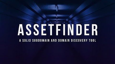 How to install Assetfinder in kali linux
