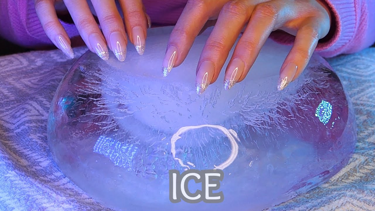 ASMR ICE Scratching & Tapping | Fast & Aggressive | No Talking