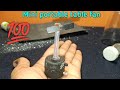 Mini portable DC rechargeable electric table fan || easy amazing new table fan ||