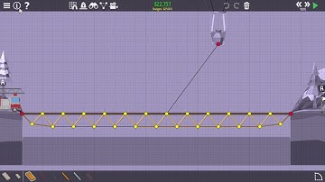 Poly Bridge 2 Challenge | 1-08 Rope Support | 2 Solution