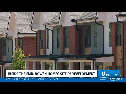 Inside the former Bowen Homes site redevelopment