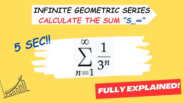 Understanding Infinite Geometric Series: The Sum of 1/(3^n) from n=1 to Infinity | Math 101 UBC