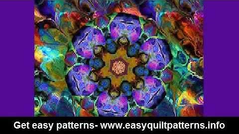 easy kaleidoscope quilt pattern quick quilting projects
