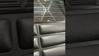 Carbon fiber leather 5d car mat. Very good！