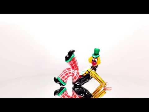 SBRODOLO acrobatic luxury clown figurine video