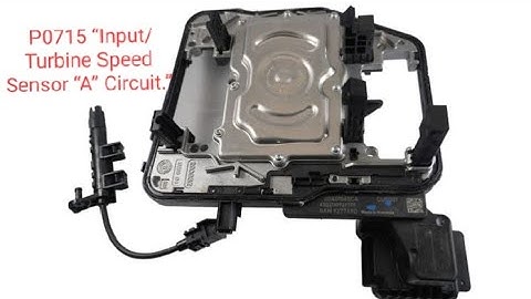  P0715 “Input/Turbine Speed Sensor “A” Circuit.” Volkswagen CC 1.8 Tsi
