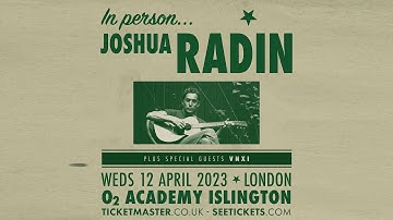 Joshua Radin | O2 Academy Islington | 12 April 2023