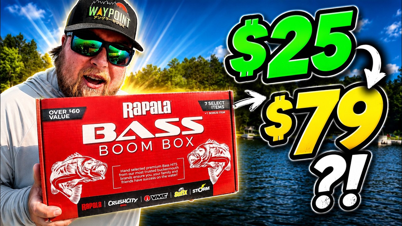 I Paid $25 for $79 Worth of Rapala Fishing Gear in their Bass Boom Box…What's the Catch?