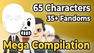 I filled my island with video game characters | Compilation |