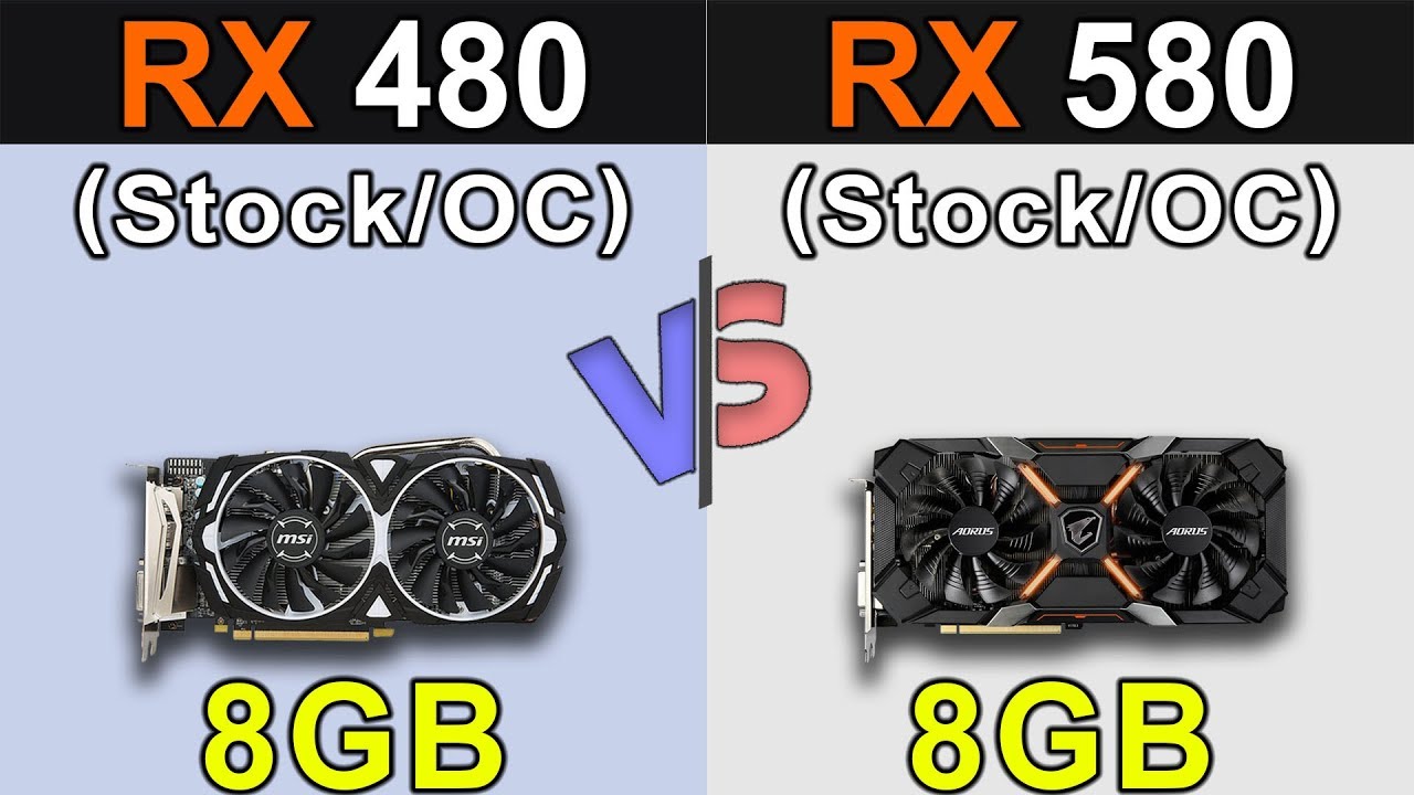 Rx 480 Vs Rx 580 Stock And Overclock Latest Drivers Updates Youtube